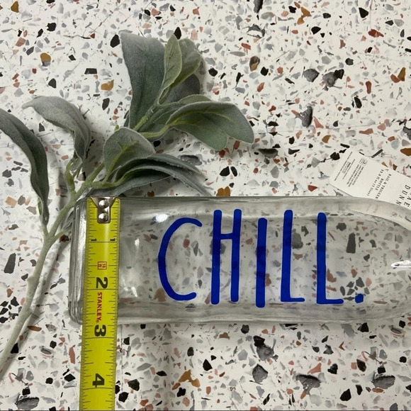 RAE DUNN Drinkware Glass Collectible Kitchen Decor Chill Beverage Vessel NWT NEW - Picture 7 of 8